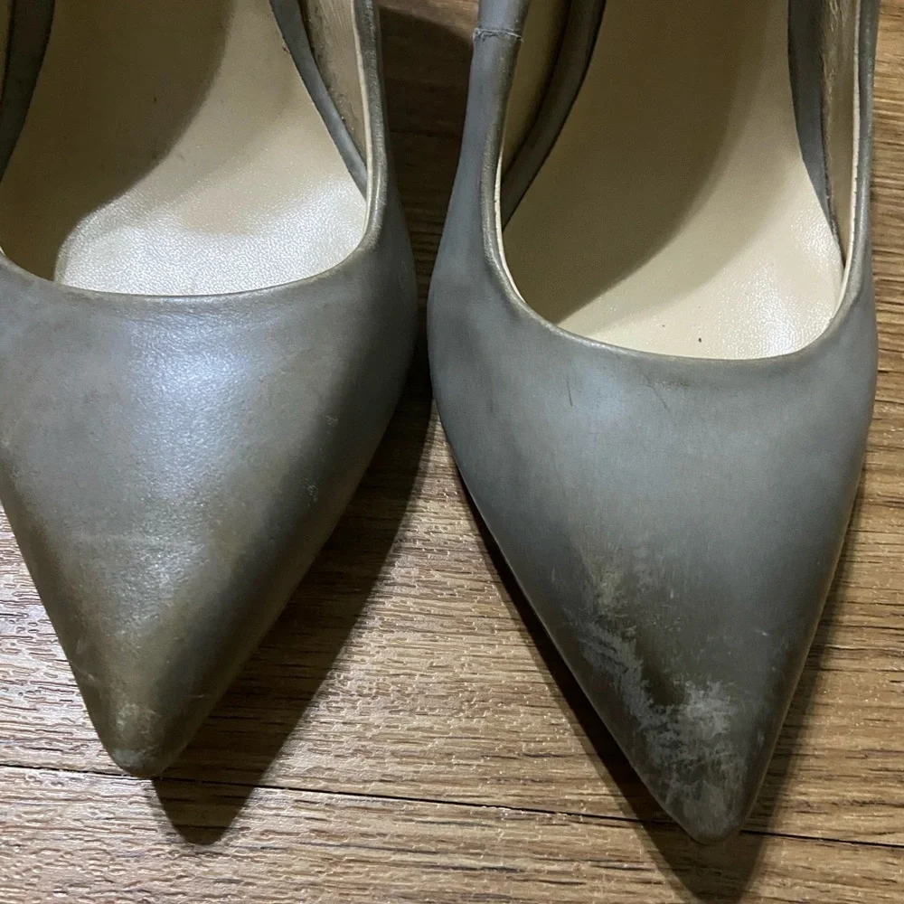 Calvin Klein Ramsay Distressed Grey Pumps